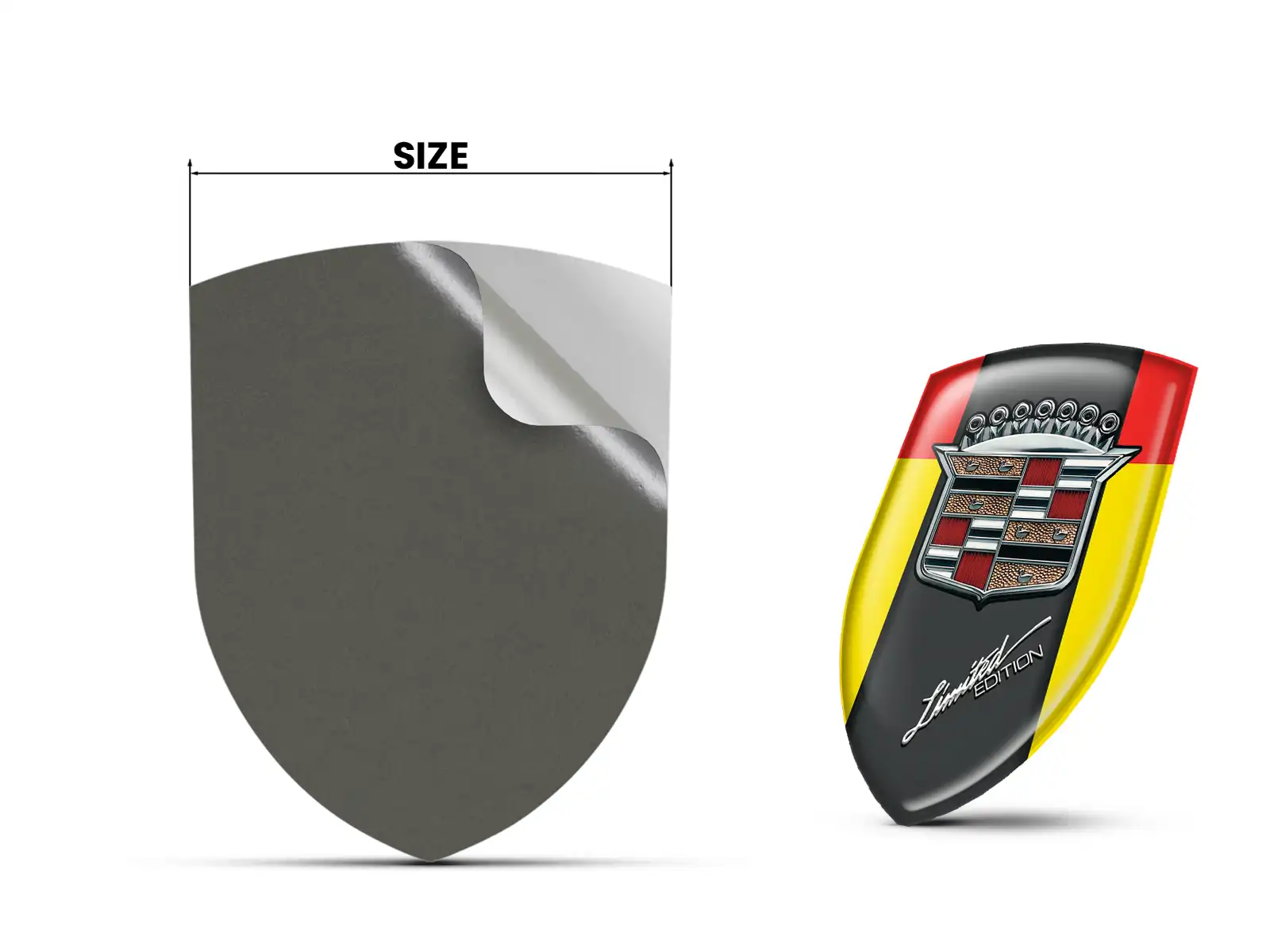 Cadillac Wasserfestes Etikett Stilvoll Anpassbar Design